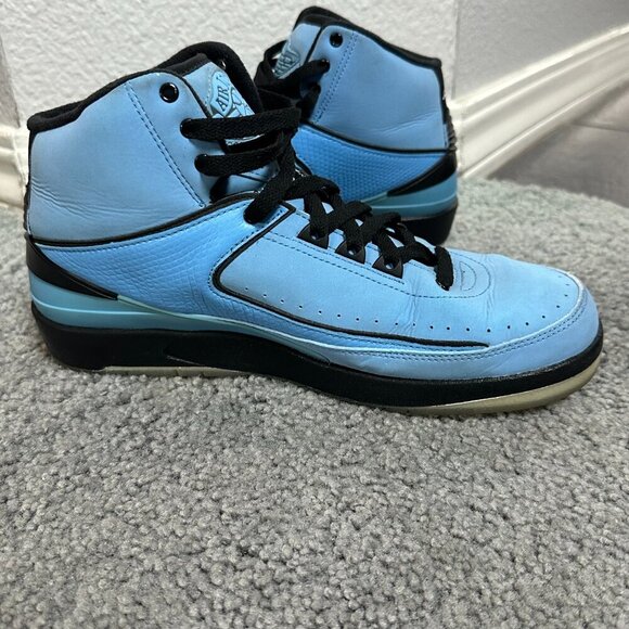 Nike Air Jordan 2 Retro QF University Blue / Black Sneakers - 2010 - Men's 8.5 - Picture 11 of 14